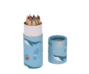 Tubo 12 Lpices Colores Ocean